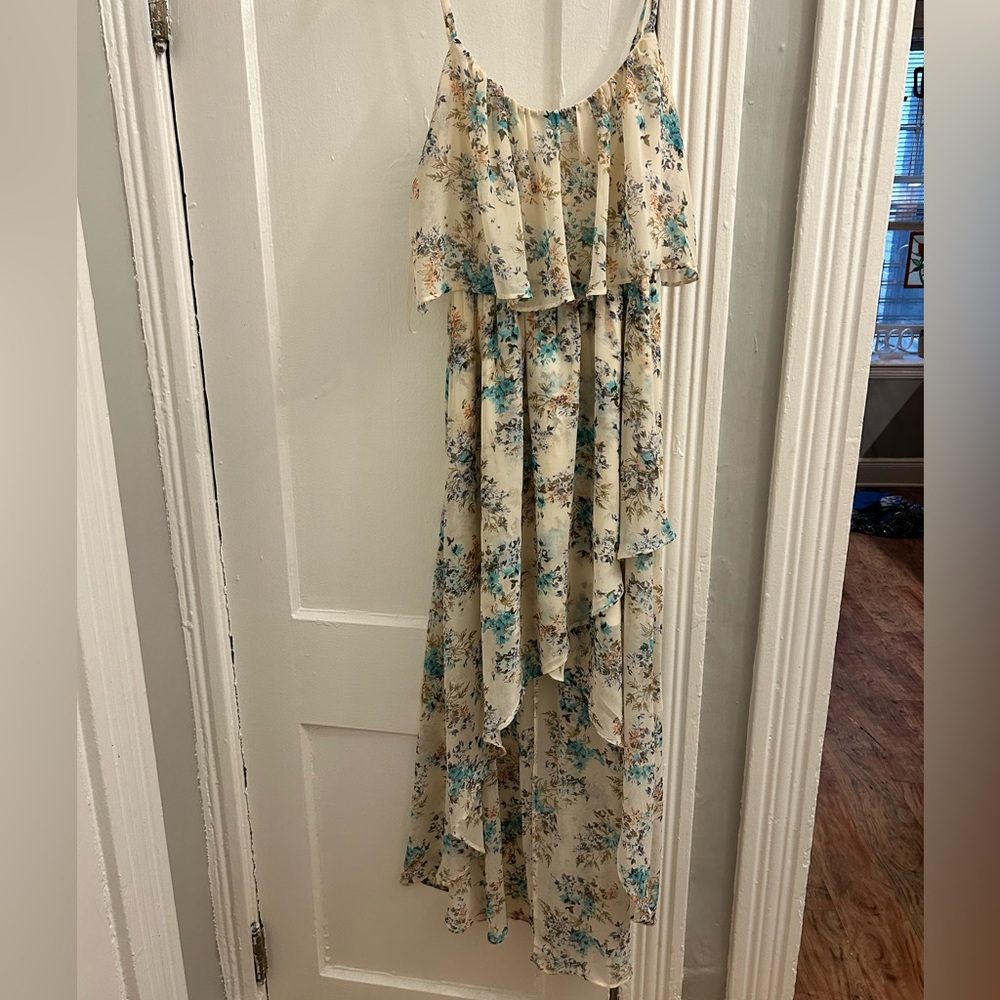 Floral High Low Dress